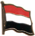 Yemen flag lapel pin